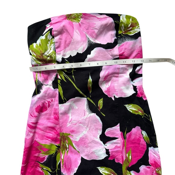 Pink and Black Strapless Sleeveless Dress size 6 - Picture 8 of 8